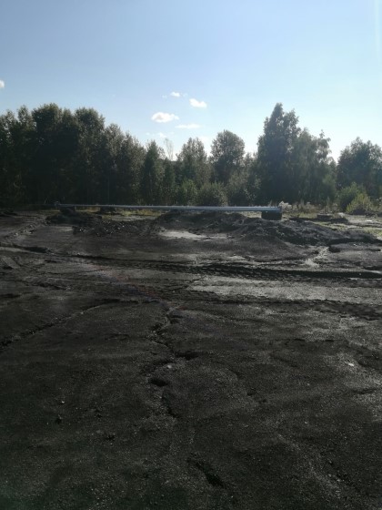 Мунайский разрез, с. Сузоп, Алтайский край — Прожекторные мачты ВМО